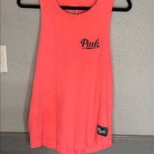 Pink Victoria’s Secret workout tank top